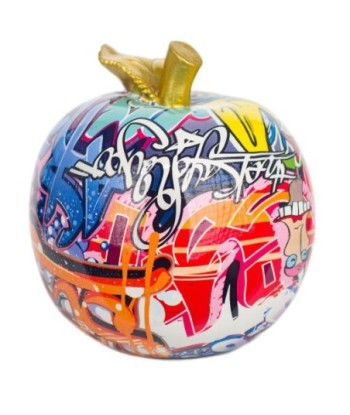 Signes Grimalt By SIGRIS - Figura Manzana Multicolor de Resina | Figura de Manzana Decoracion Mesa Decoración