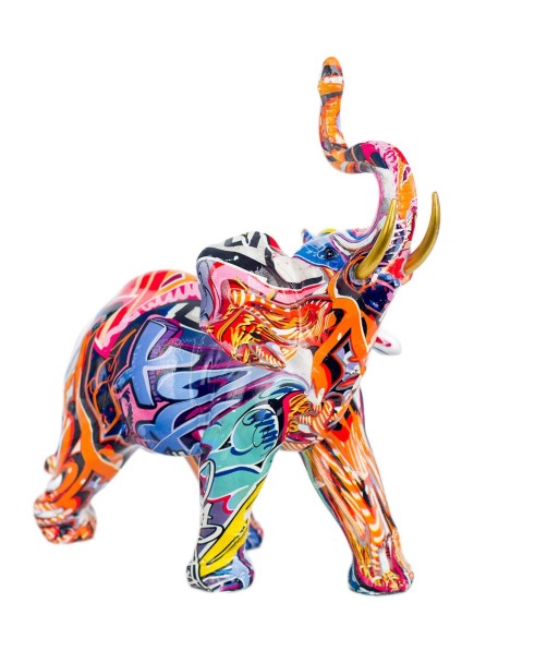 Signes Grimalt By SIGRIS - Figura Elefante Multicolor de Resina | Figura de Elefante Figuras Decorativas Decoracion