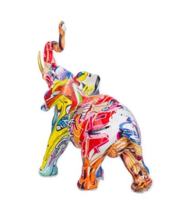 Signes Grimalt By SIGRIS - Figura Elefante Multicolor de Resina | Figura de Elefante Figuras Decorativas Decoracion