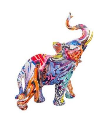 Signes Grimalt By SIGRIS - Figura Elefante Multicolor de Resina | Figura de Elefante Figuras Decorativas Decoracion