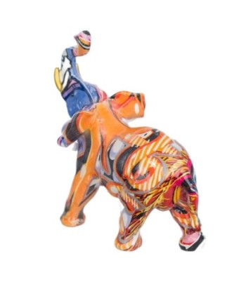 Signes Grimalt By SIGRIS - Figura Elefante Multicolor de Resina | Figura de Elefante Figuras Decorativas Decoracion