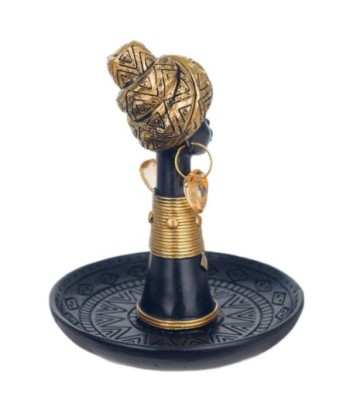 Signes Grimalt By SIGRIS - Figura Africana con Base Negro de Resina | Figura de Africana Figuras Decorativas Decoracion