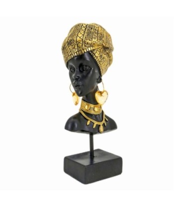 Signes Grimalt By SIGRIS - Figura Africana con Base Negro de Resina | Figura de Africana Figuras Decorativas Decoracion
