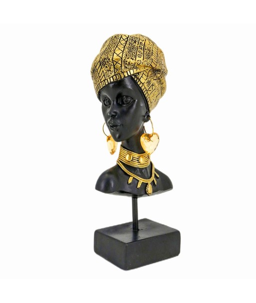 Signes Grimalt By SIGRIS - Figura Africana con Base Negro de Resina | Figura de Africana Figuras Decorativas Decoracion