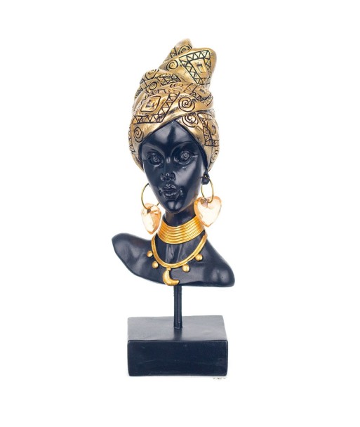 Signes Grimalt By SIGRIS - Figura Africana con Base Negro de Resina | Figura de Africana Figuras Decorativas Decoracion