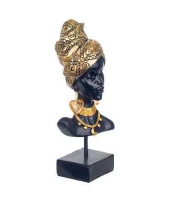 Signes Grimalt By SIGRIS - Figura Africana con Base Negro de Resina | Figura de Africana Figuras Decorativas Decoracion