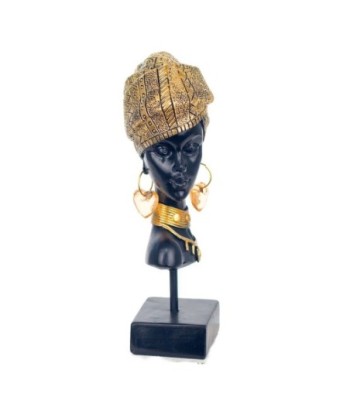 Signes Grimalt By SIGRIS - Figura Africana con Base Negro de Resina | Figura de Africana Figuras Decorativas Decoracion