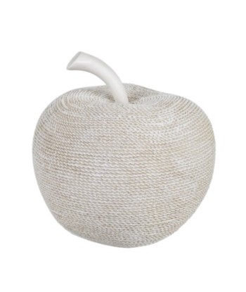 Signes Grimalt By SIGRIS - Manzana decorativa Blanco de Resina | Figura de Manzana Decoracion Mesa Decoración