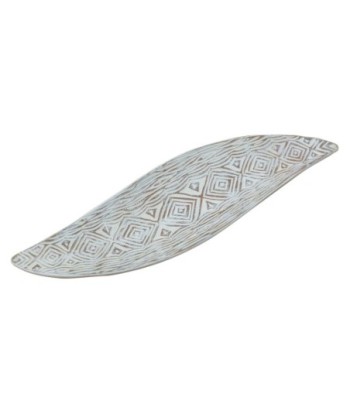 Signes Grimalt By SIGRIS - Plato decorativo Blanco de Resina | Bandeja de Decoración Bandeja Para Llaves Bandeja