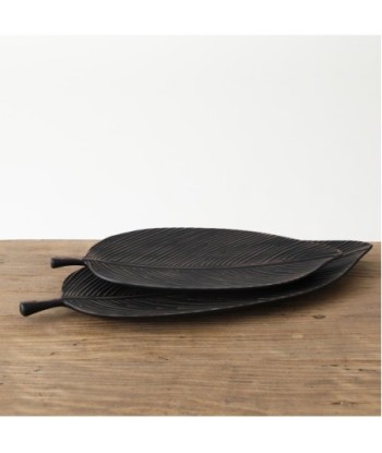 Signes Grimalt By SIGRIS - Plato decorativo Negro de Resina | Bandeja de Decoración Bandeja Para Llaves Bandeja