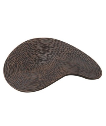 Signes Grimalt By SIGRIS - Plato decorativo Negro de Resina | Bandeja de Decoración Bandeja Para Llaves Bandeja