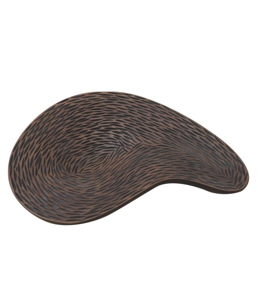 Signes Grimalt By SIGRIS - Plato decorativo Negro de Resina | Bandeja de Decoración Bandeja Para Llaves Bandeja