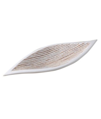 Signes Grimalt By SIGRIS - Plato decorativo Blanco de Resina | Bandeja de Decoración Bandeja Para Llaves Bandeja