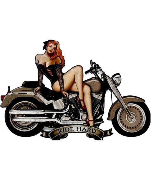 Signes Grimalt By SIGRIS - Placa Moto Garage Gris de Metal | Placa de Metal Decoracion Pared Decoracion Pared