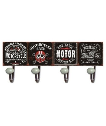 Signes Grimalt By SIGRIS - Percha Motorcycle Negro de Metal | Perchero Decoracion Pared Decoracion Pared Metal