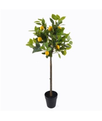 Árbol Limonero Artificial Mediano - Decoración Natural para Hogar, Jardín y Oficina, Planta de PVC Realista