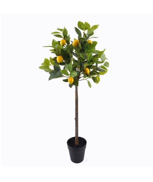 Árbol Limonero Artificial Mediano - Decoración Natural para Hogar, Jardín y Oficina, Planta de PVC Realista