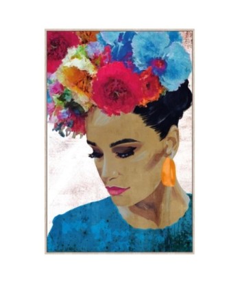 Signes Grimalt By SIGRIS - Cuadro Frida Azul de Pintura | Cuadro Cuadros Decoracion Salon Cuadros Para Dormitorios