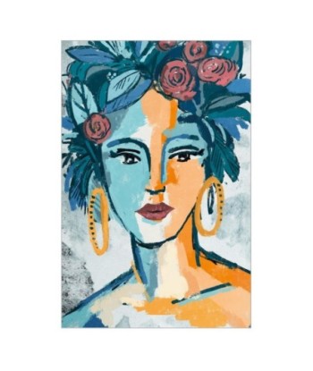 Signes Grimalt By SIGRIS - Cuadro Frida Azul de Pintura | Cuadro Cuadros Decoracion Salon Cuadros Para Dormitorios