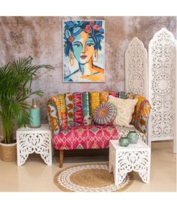 Signes Grimalt By SIGRIS - Cuadro Frida Azul de Pintura | Cuadro Cuadros Decoracion Salon Cuadros Para Dormitorios