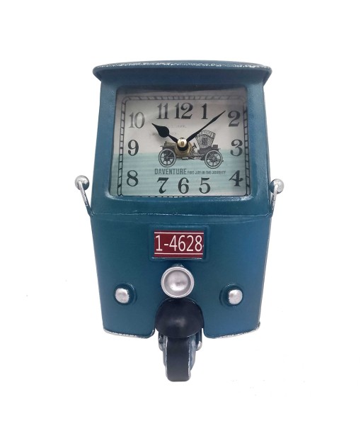 Signes Grimalt By SIGRIS - Reloj Tuc-Tuc Vintage Azul de Metal | Reloj Sobremesa Reloj Sobremesa Vintage Relojes