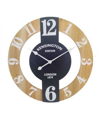 Signes Grimalt By SIGRIS - Reloj Marrón de Metal | Reloj Vintage Pared Reloj Pared Vintage 60x5x60cm
