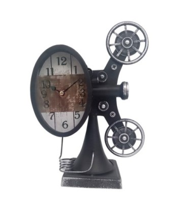 Signes Grimalt By SIGRIS - Reloj Cinema Vintage Negro de Metal | Reloj Sobremesa Reloj Sobremesa Vintage Relojes
