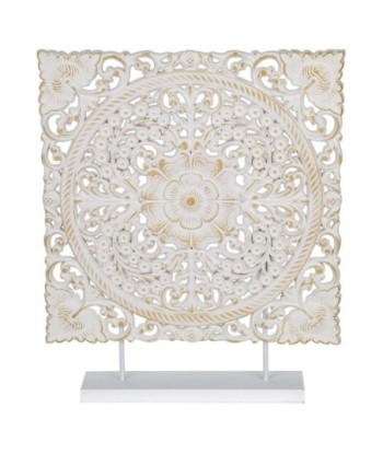 Signes Grimalt By SIGRIS - Adorno con base Mosaico Marrón de Mdf | Figura Figuras Decorativas Decoracion Salon