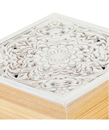 Signes Grimalt By SIGRIS - Cajas organizadores 2 Uni. Blanco de Mdf | Joyero Caja Joyero Joyeros Zara Home 9x20x20cm
