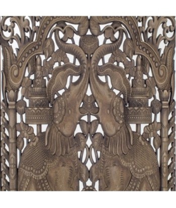 Signes Grimalt By SIGRIS - Adorno Pared Elefantes Marrón de Mdf | Placa de Madera Placa Decorativa Placas Decorativas