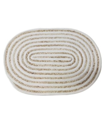 Signes Grimalt By SIGRIS - Salvamantel Blanco de Fibra Vegetal-Cuerda | Salvamanteles Mantel Individual Salvamanteles