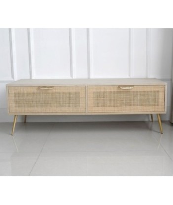 Signes Grimalt By SIGRIS - Mueble Tv con dos Cajones Marrón de Mdf | Mueble TV Mueble Tv Televisión 40x40x120cm