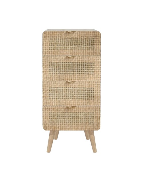 Signes Grimalt By SIGRIS - Cajonero 4 Cajones Marrón de Mdf | Cajonera Aparador Industrial Aparador Rustico 82x30x37cm