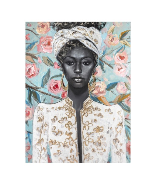 Signes Grimalt By SIGRIS - Cuadro Mujer Africana Negro de Pintura | Cuadro Cuadros Decoracion Salon Cuadros Para