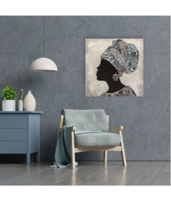 Signes Grimalt By SIGRIS - Cuadro Mujer Africana Negro de Pintura | Cuadro Cuadros Decoracion Salon Cuadros Para