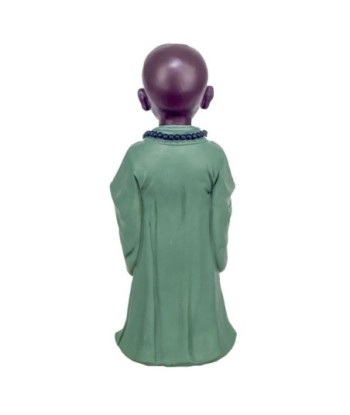 Signes Grimalt By SIGRIS - Figura monje con plato Verde de Resina | Figura de Buda Figuras Decorativas Decoracion