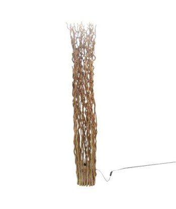 Lámpara de Madera de Morera de Diseño Moderno para Iluminación Interior, 180 cm, Ideal para Decoración y Estilo