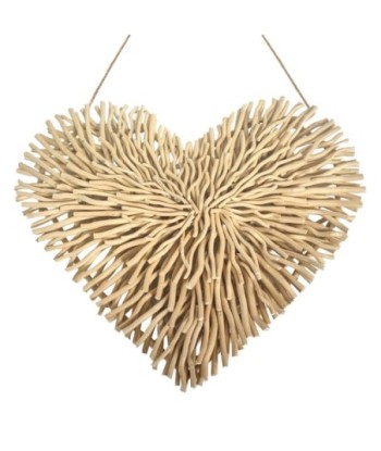 Adorno de Pared Corazón Decorativo para Jardín, Estilo Único en Madera, Ideal para Regalos y Decoración del Hogar