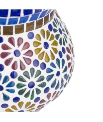 Signes Grimalt By SIGRIS - Lámpara marroquí Multicolor de Cristal Vidrio | Lámpara de Sobremesa Lampara Mesa De