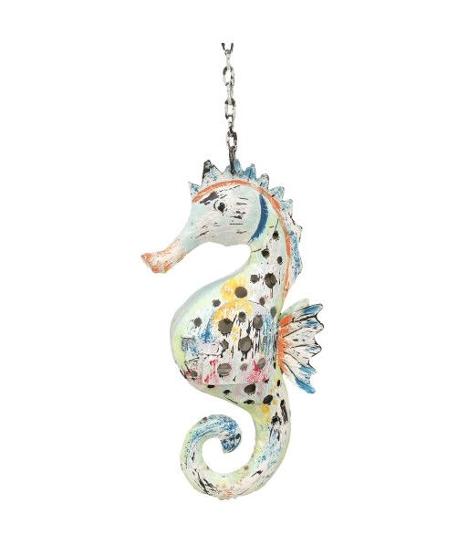 Caballito de Mar Colgante Decorativo para Hogar, Figura Marinera Multicolor Ideal para Estilo Náutico y Decoración