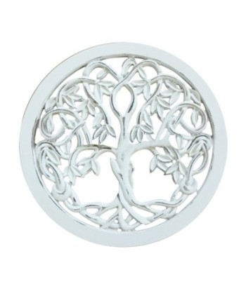 By SIGRIS Adorno Arbol de la Vida Blanco de Madera 30X1X30cm Colgante Mandalas Decorativos Mandalas Decorativos