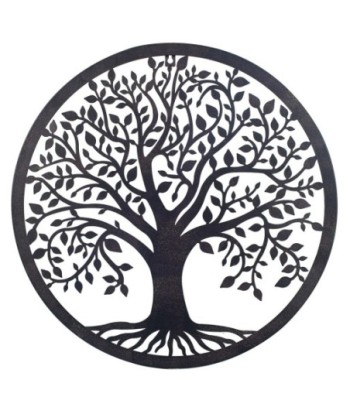Signes Grimalt By SIGRIS - Adorno Árbol de la vida Marrón de Metal | Aplique Metal Mandalas Decorativos Mandalas