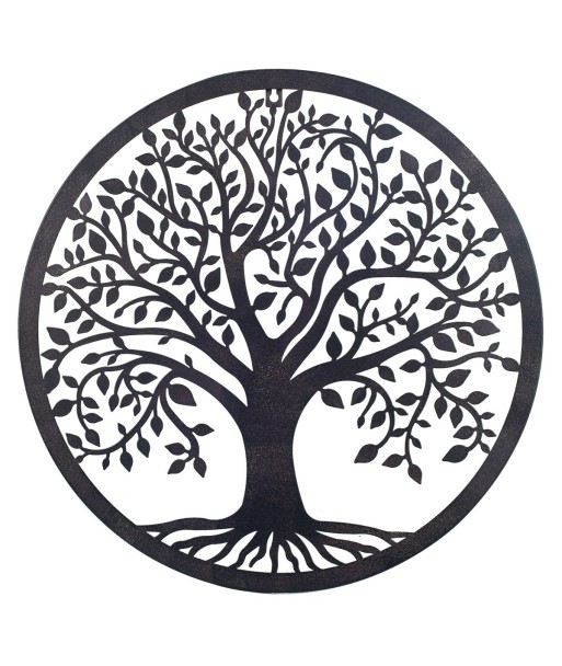 Signes Grimalt By SIGRIS - Adorno Árbol de la vida Marrón de Metal | Aplique Metal Mandalas Decorativos Mandalas
