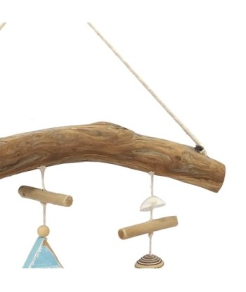 Signes Grimalt By SIGRIS - Colgante marinero Azul de Madera | Colgante Aplique Pared Adornos Náuticos 50x11x37cm