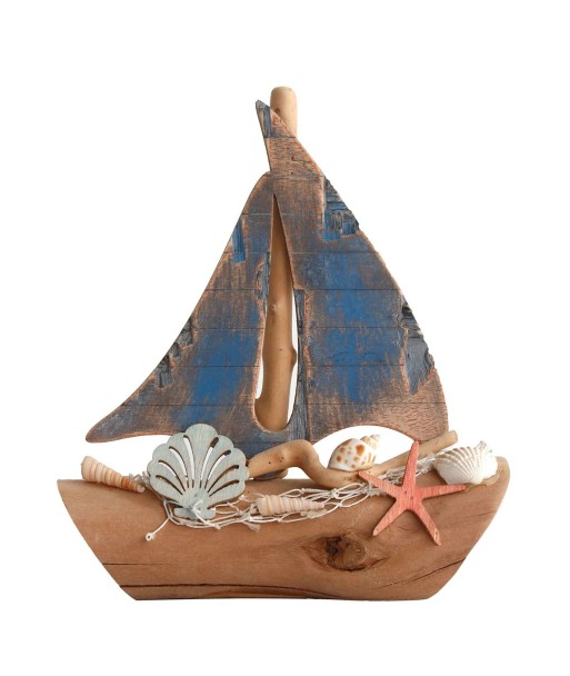 Signes Grimalt By SIGRIS - Barco velero Marrón de Madera | Modelismo de Barcos Maqueta Velero Madera 20x18x5cm