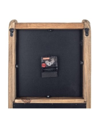 By SIGRIS Reloj Pared con Faro Marrón de Madera 61*7*30cm Reloj