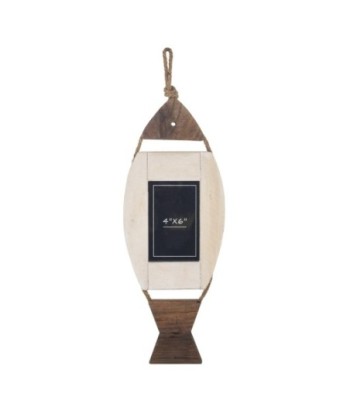 By SIGRIS Colgante Pared Pez Multicolor de Madera 46*2*17cm Colgante
