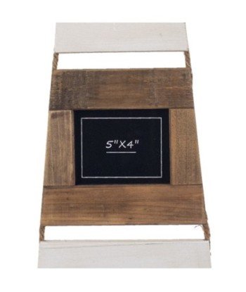 By SIGRIS Marco Fotos con Faro Multicolor de Madera 72*3*24cm Figura Marinera