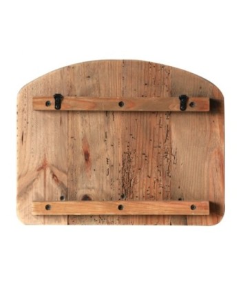 By SIGRIS Adorno Pared Barco Marrón de Madera 30*8*37cm Placa de Madera
