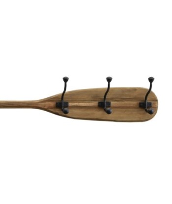 By SIGRIS Percha Pared forma Remo Marrón de Madera 20*10*150cm Perchero